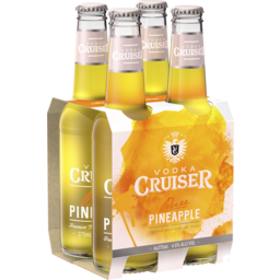 Photo of Vodka Cruiser Pure Pineapple 4.6% 4 X 275ml Bottle 275ml