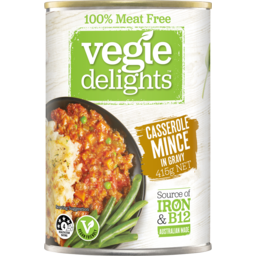 Photo of Vegie Delights Vegan Casserole Mince In Gravy 415g