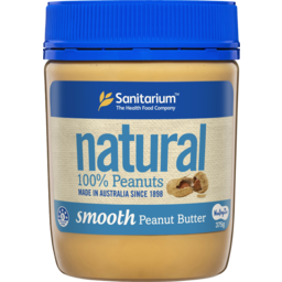 Photo of Sanitarium Natural Smooth Peanut Butter 375g