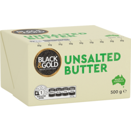 Photo of Black & Gold Unsalted Butter 500gm