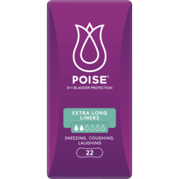 Photo of Poise Extra Long Absorbency Liners 22 Pack