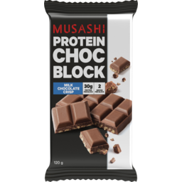 Photo of Musashi Protein Chocolate Block Milk Choc