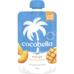 Photo of Cocobella Mango Coconut Yoghurt Pouch 110g