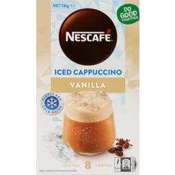 Photo of Nescafe Sachet Iced Vanilla Cappuccino 8pk
