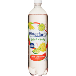 Photo of Waterfords Lite & Fruity Lemon Lime Bitters Sparkling Natural Mineral Water Bottle