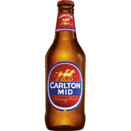 Photo of Carlton Draught Carlton Mid 375ml Bottle Spritzed 375ml