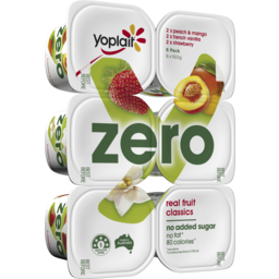 Photo of Yoplait Zero Yoghurt Classics Multipack 6 X 160g 6.0x160g