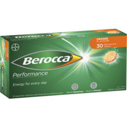 Photo of Berocca Performance Orange Effervescent Tablets 30pk