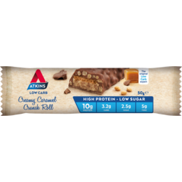 Photo of Atkins Low Carb Creamy Caramel Crunch Roll Chocolate Bars
