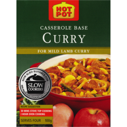 Photo of Continental Hot Pot Curry For Mild Lamb Curry Casserole Base 100g