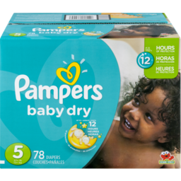 Photo of Pampers Baby Dry Diapers Size 5 - 78 Ct 