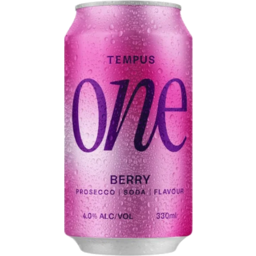 Photo of Tempus One Berry Prosecco Can 4x330ml