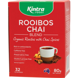 Photo of KINTRA FOODS Rooibos Chai Tea 32 Bags 80g