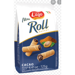 Photo of Lago Mini Roll Cacao 125g