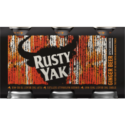 Photo of Rusty Yak Ginger Beer Cans
