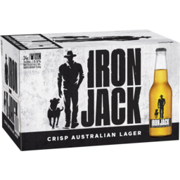 Photo of Iron Jack Crisp Australian Lager 24.0x330ml