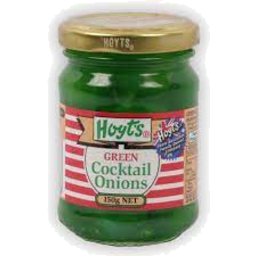 Photo of Hoyts Cocktail Onions Green 150g