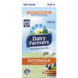 Photo of Dairy Farmers Butter Milk 98% Fat free 600ml