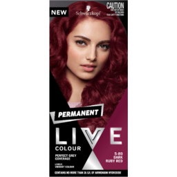 Photo of Schwarzkopf Live Dark Ruby Red Permanent Hair Colour Single Pack
