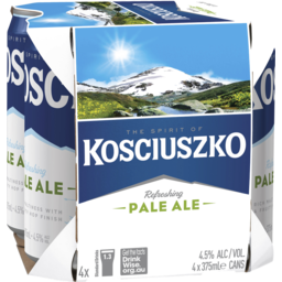 Photo of Kosciuszko Pale Ale 4x375ml Can Wrap