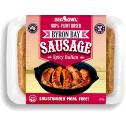 Photo of BYRON BAY SAUSAGE Spicy Italian Sausage Plant Based