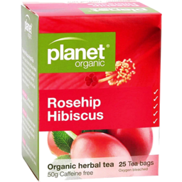 Photo of Planet Organic - Rosehip Hibiscus Tea Bags 25 Pack