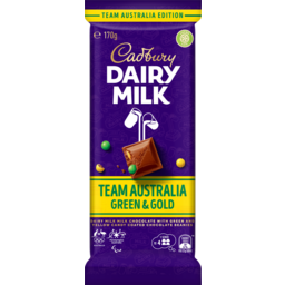 Photo of Cadbury Dairy Milk Team Australia Green & Gold Block