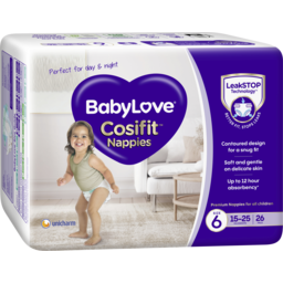 Photo of Babylove Cosifit Size 6, 26 Pack 26pk