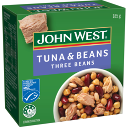 Photo of John West Tuna & Beans Three Beans 185g