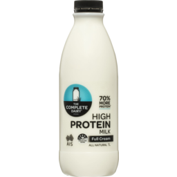 Photo of The Complete Dairy High Protein Full Cream All Natural Whole Fresh Milk 1l
