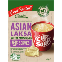 Photo of Continental Classics Cup A Soup Asian Laksa With Noodles 65 G 65g