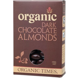 Photo of Organic Times Chocolate Almonds (Dark)