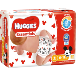 Photo of Huggies Essentials Nappies Size 3 (6-11kg) 52 Pack 