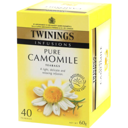 Photo of Tea, Twining's Herbal Infusions Bags Pure Camomile 40-pack
