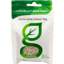 Photo of Gourmet Organic Spice - White Pepper (Whole)