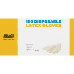 Photo of Black & Gold Glove Latex 100pk 100pk
