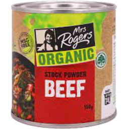 Photo of Mrs Rogers Organic Beef Stock Powder