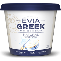 Photo of Evia Natural Sweetened Plain Yoghurt 700g