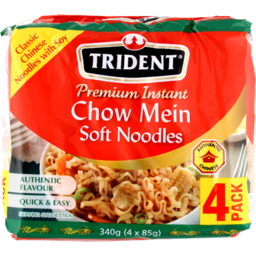 Photo of Trident Chow Mein Noodles 4 Pack