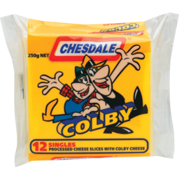 Photo of Chesdale Processed Cheese Slices Colby 250 G 