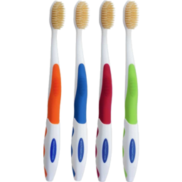 Photo of Toothbrush - Antibacterial Silver Red