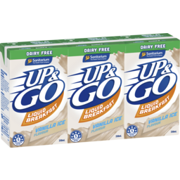 Photo of Up & Go Liquid Breakfast Vanilla Ice Flavour Dairy Free 3.0x250ml