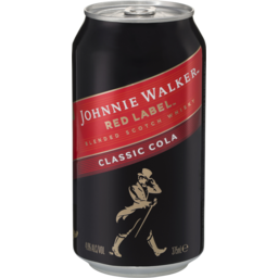 Photo of Johnnie Walker Red Label & Cola Can 4.6% 375ml