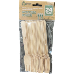 Photo of Green Planet Wooden Fork 24pk