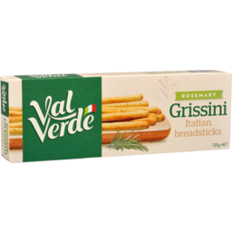 Photo of Val Verde Rosemary Grissini Italian Bread Sticks 125g