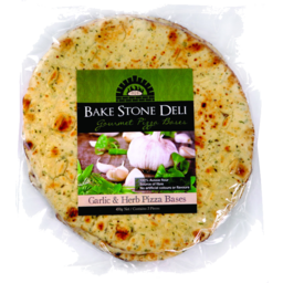 Photo of Bake Stone Deli Garlic & Herb Gourmet Pizza Bases 3 Pack