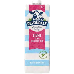 Photo of Devondale Semi Skim Milk UHT 1L