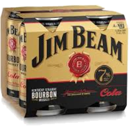Photo of Jim Beam 7% Gold 4x355ml Cans