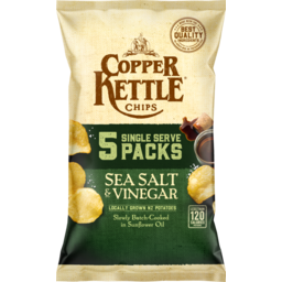 Photo of Copper Kettle Potato Chips Salt & Vinegar 5 Pack