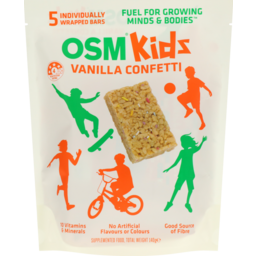 Photo of One Square Meal Osm Kids Vanilla Confetti 5 Pack 140g